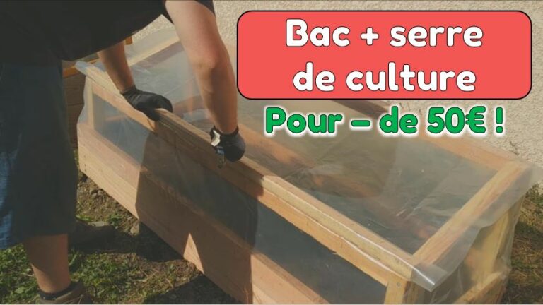 bac serre de culture